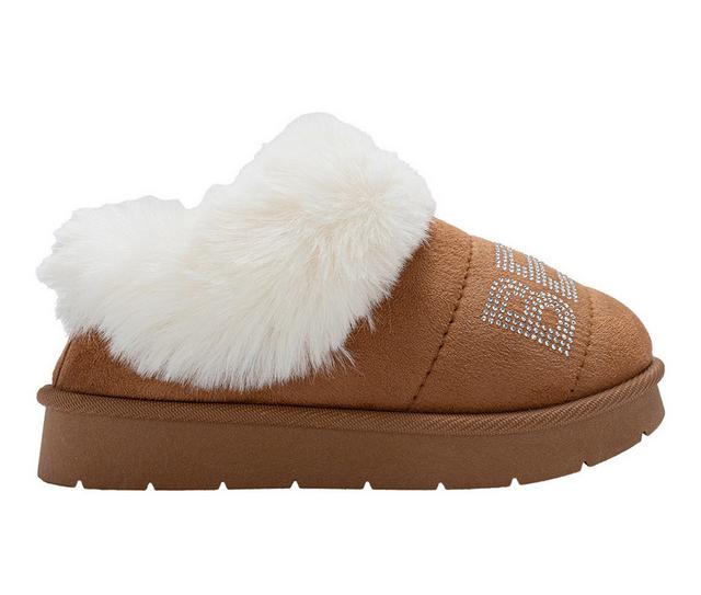 Girls' Bebe Little Kid Shirah Mules in Cognac color