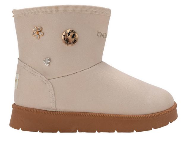 Girls' Bebe Little Kid Brin Mid-calf Boots in Cream color