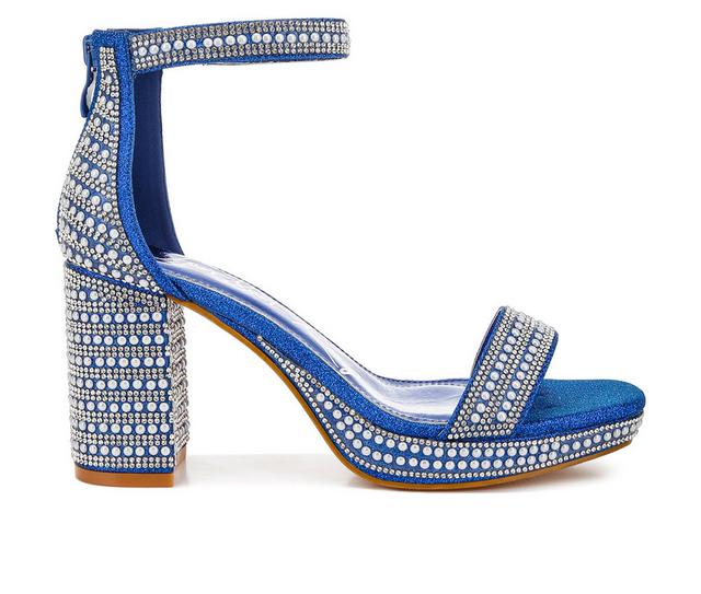 Women's London Rag Mejuri Dress Sandals in Blue color