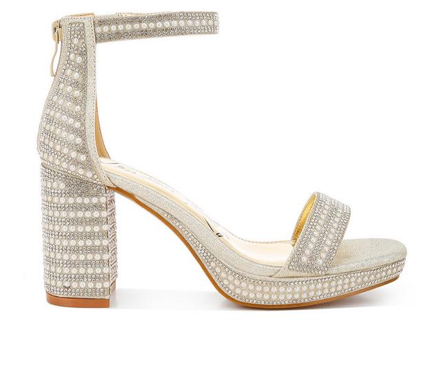Women's London Rag Mejuri Dress Sandals in Gold color