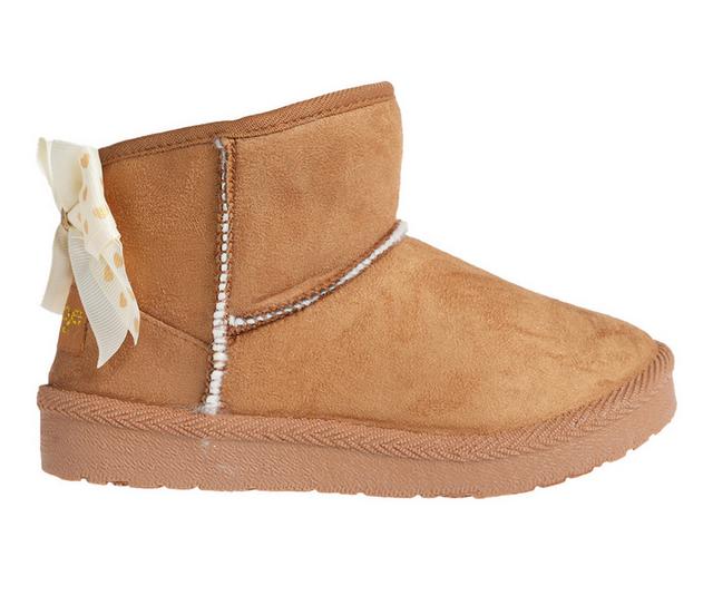 Girls' Bebe Toddler Sonia Boots in Cognac color