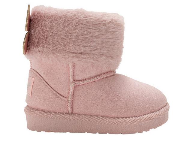 Girls' Bebe Toddler Clara Winter Boots in Blush color
