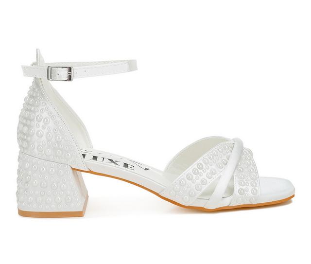 Women's London Rag Cinnabon Dress Sandals in White color