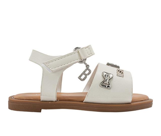 Girls' Bebe Toddler Blair Boots in White color