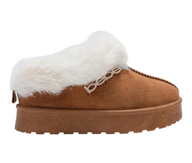 Girls' Bebe Toddler Shelia Booties in Cognac color