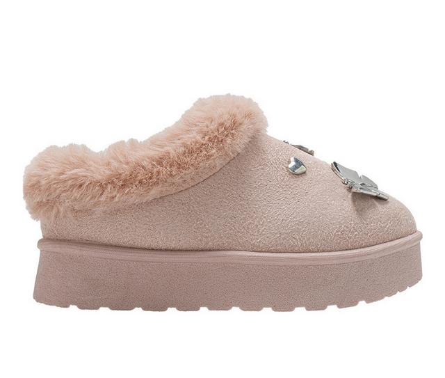 Girls' Bebe Toddler Christy Mules in Taupe color
