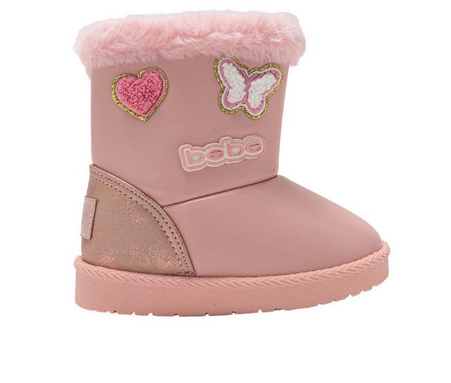 Girls' Bebe Toddler Dawn Winter Boots in Blush color