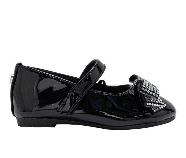 Girls' Bebe Toddler Lil Gaby Flats in Black color