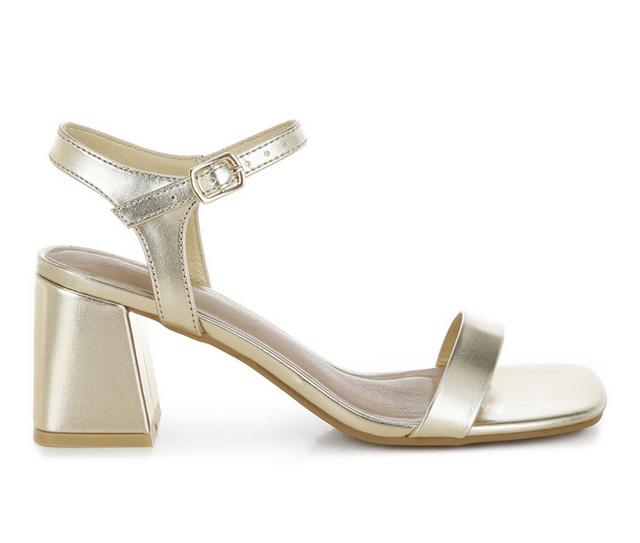 Women's London Rag Kazara Dress Sandals in Gold color