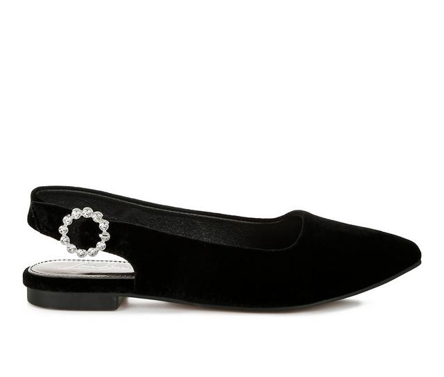 Women's London Rag Dolan Flats in Black color