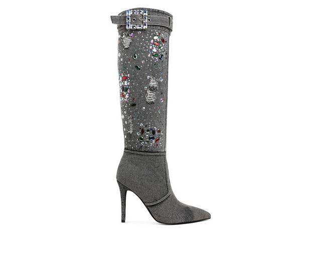 Women's London Rag Cornik Knee High Boots in Black color