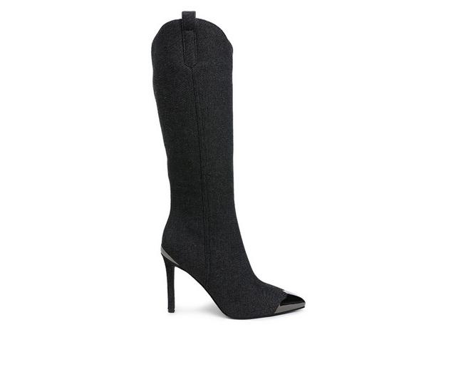 Women's London Rag Ridda Heeled Boots in Black color