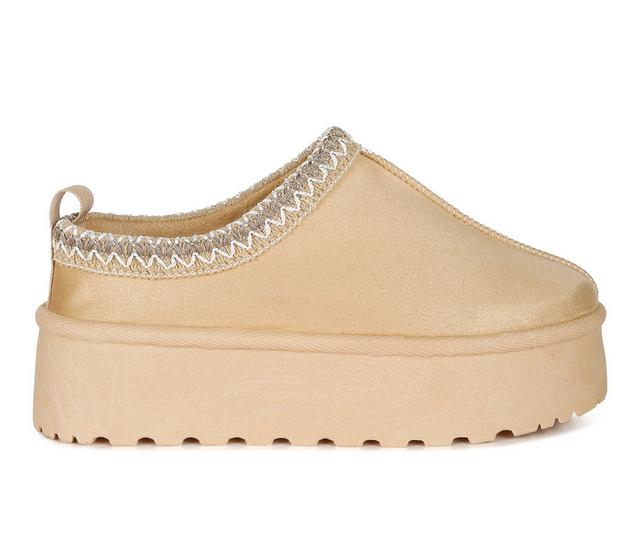 Women's London Rag Jesters Mules in Beige color