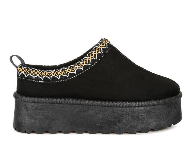 Women's London Rag Jesters Mules in Black color