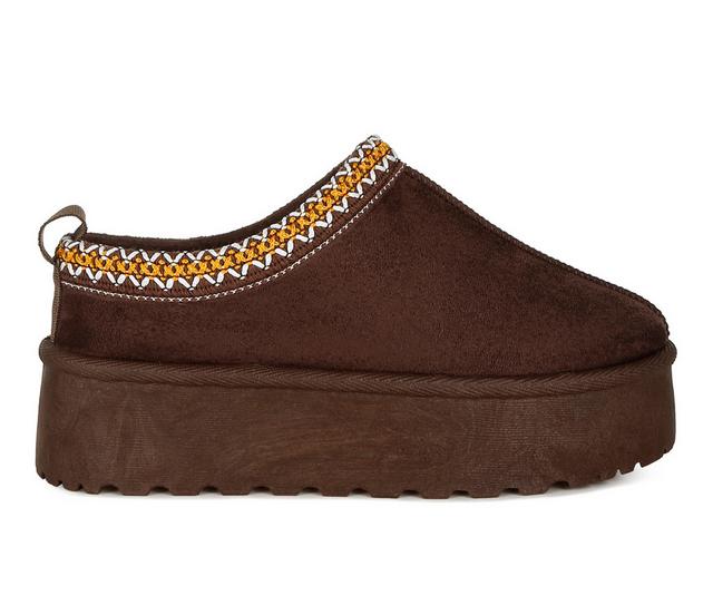 Women's London Rag Jesters Mules in Brown color