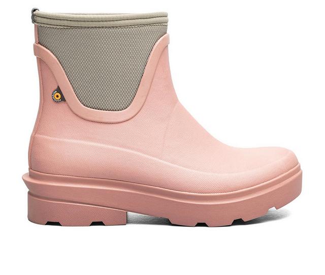 Women's Bogs Footwear Hazel Chelsea Winter Boots in Misty Rose color