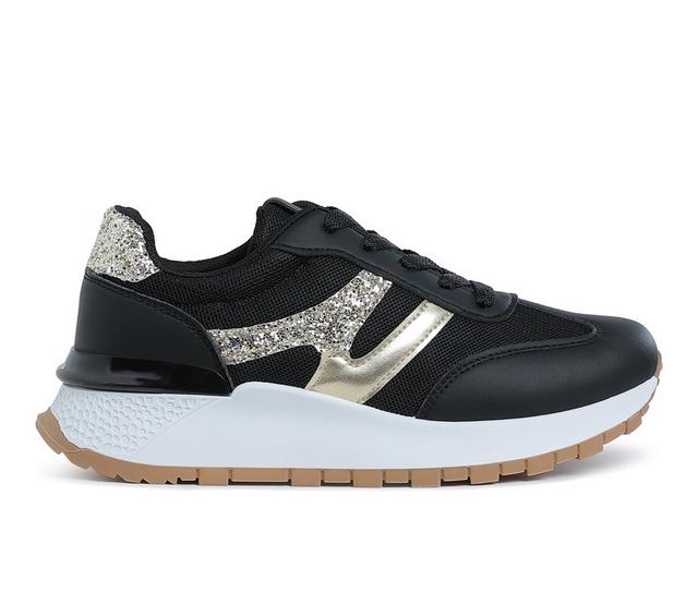 Women's London Rag Tapers Sneakers in Black/Gold color