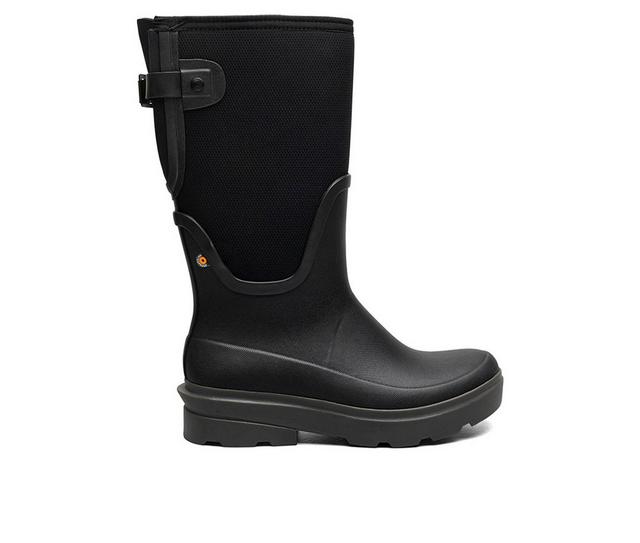 Women's Bogs Footwear Hazel Tall Adjustable Calf Winter Boots in Black color