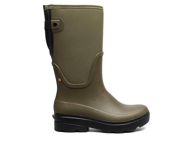 Women's Bogs Footwear Hazel Tall Adjustable Calf Winter Boots in Olive color