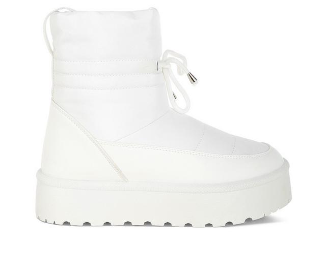Women's London Rag Pacos Booties in White color