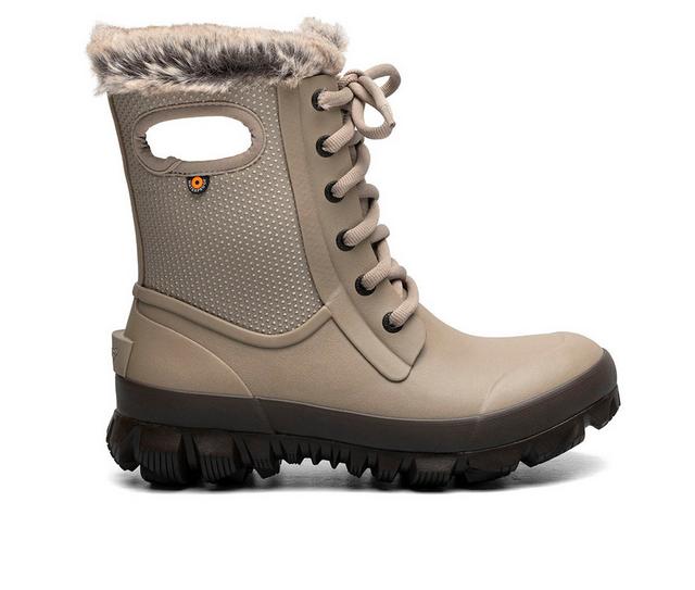 Women's Bogs Footwear Women's Arcata Dots Winter Boots in Taupe color