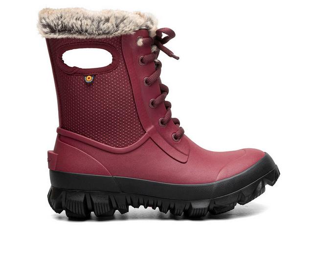 Women's Bogs Footwear Women's Arcata Dots Winter Boots in Ox Blood color