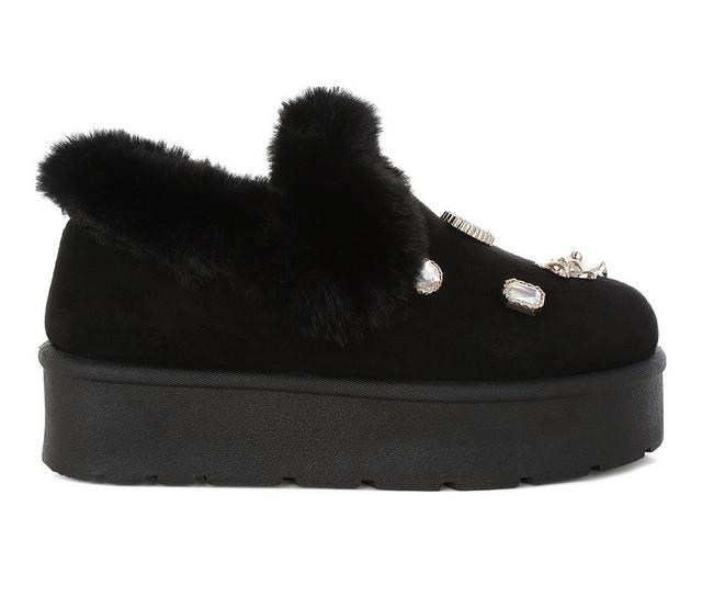 Women's London Rag Zeta Charm Winter Boot in Black color