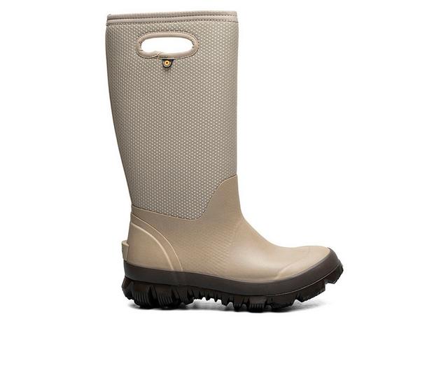 Women's Bogs Footwear Whiteout Dots Winter Boots in Taupe color