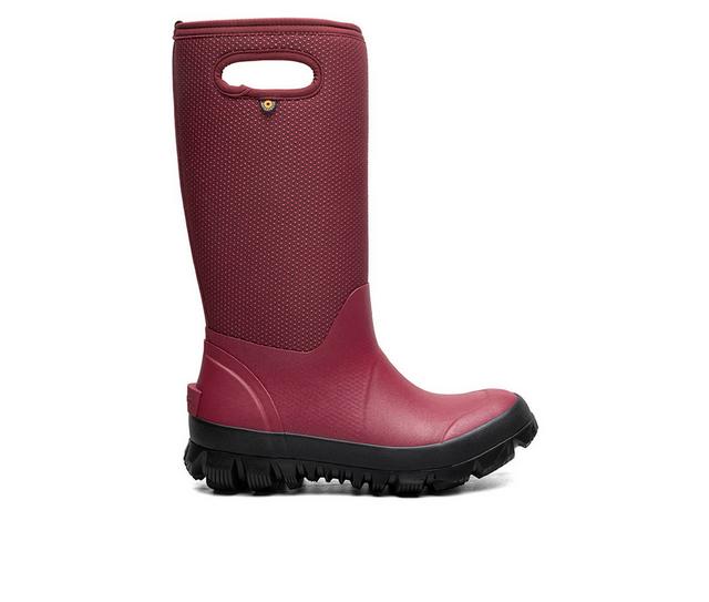 Women's Bogs Footwear Whiteout Dots Winter Boots in Ox Blood color