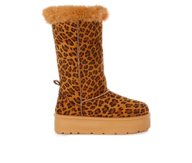 Women's London Rag Olonya Winter Boots in Leopard color