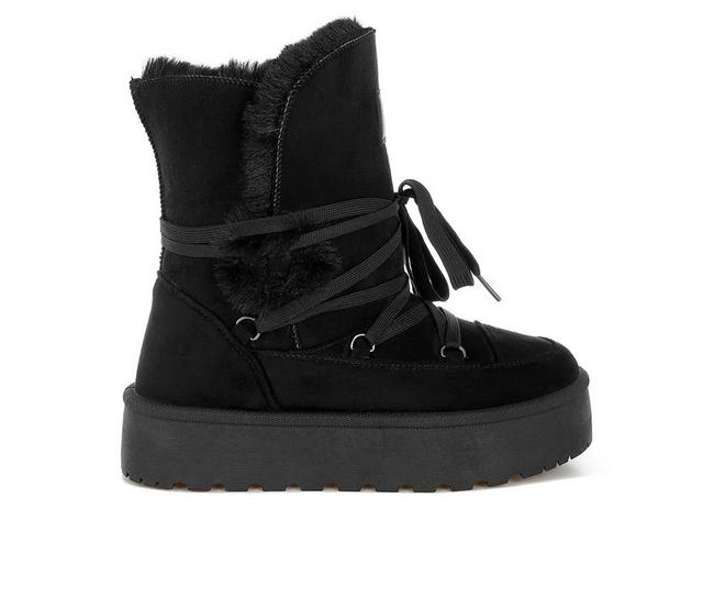 Women's London Rag Noaya Winter Boots in Black color