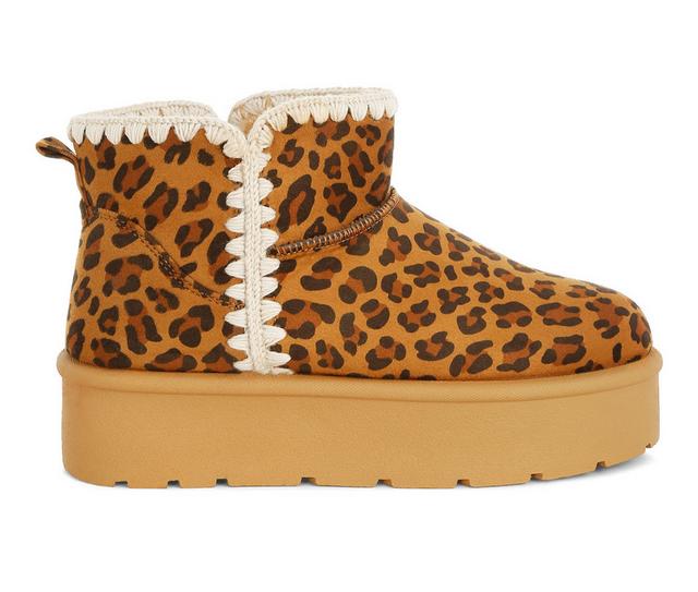 Women's London Rag Rochas Winter Boots in Leopard color