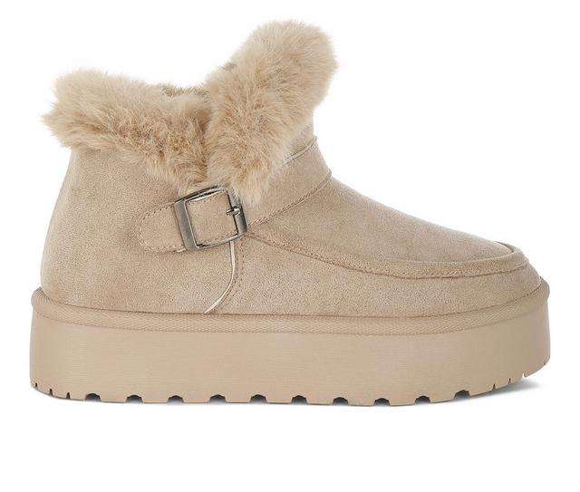 Women's London Rag Linka Winter Boots in Beige color