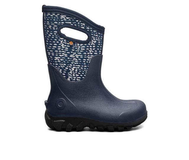 Kids' Bogs Footwear Little Kid & Big Kid Seamless Sparkle Rain Boots in Navy Mutli color