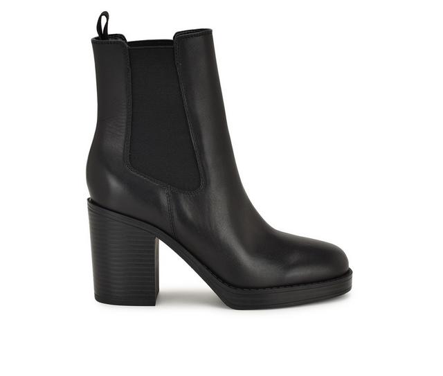 Women's Nine West Hollin Booties in Black color