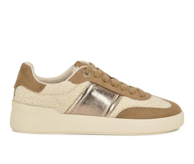 Women's Nine West Linehan Sneakers in Natural Multi color