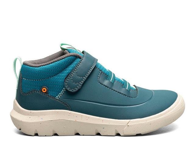 Boys' Bogs Footwear Little Kid & Big Kid Kicker Mid Rain Boots in Emerald Multi color