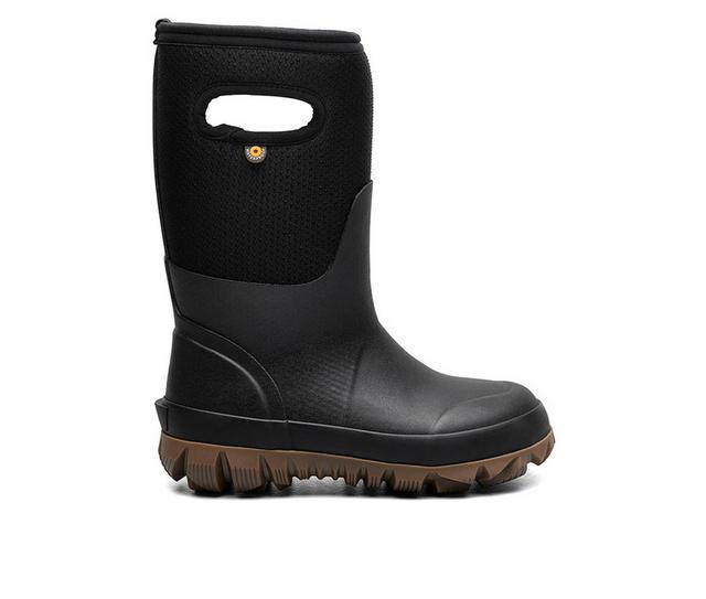 Kids' Bogs Footwear Little Kid & Big Kid Whiteout Dots Rain Boots in Black color