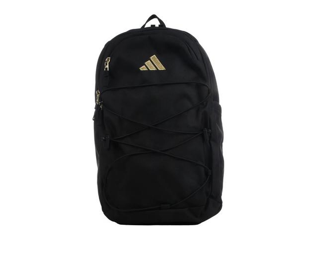 Adidas Amplifier Bungee Backpack in BLACK/GOLD color