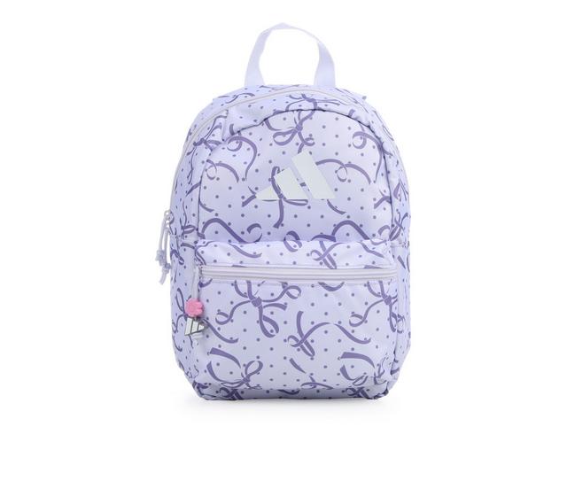 Adidas Gotta Have It Mini Backpack in Bow Print Purpl color