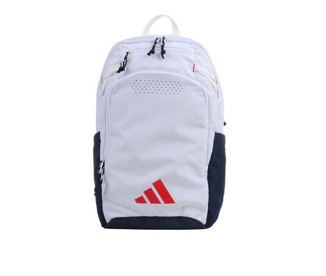 Adidas Defender 5 Backpack in WHITE/BK/RED color