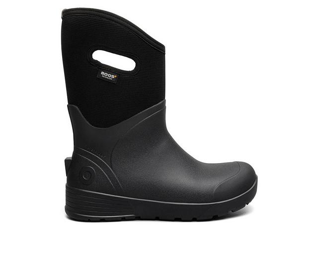 Men's Bogs Footwear Bozeman II Mid Insulated Boots in Black color