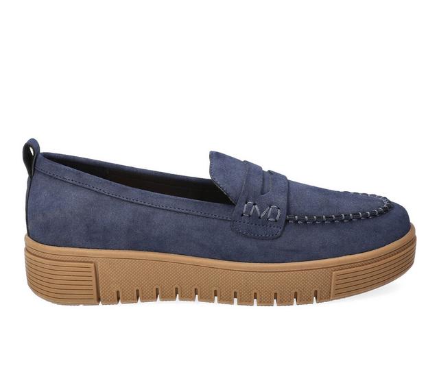 Women's Bella Vita Bo Loafers in Navy color