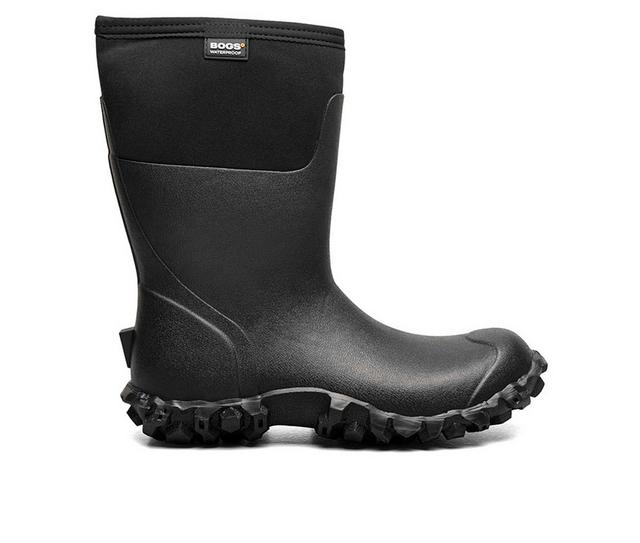 Men's Bogs Footwear Mesa Mid Work Boots in Black color
