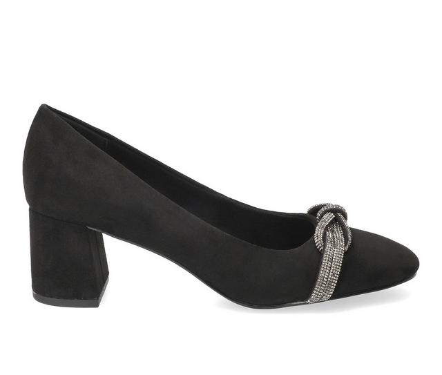 Women's Bella Vita Marigold Pumps in Black Suede color