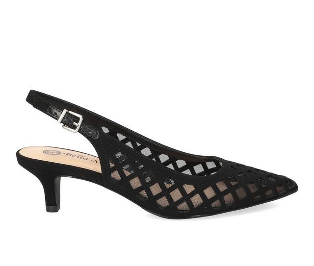 Women's Bella Vita Noel Dress Sandals in Black Lamy color