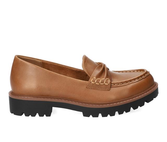 Women's Bella Vita Avalon Shoes in Camel Burnished color