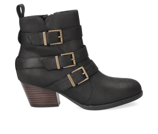 Women's Bella Vita Bowie Booties in Black color
