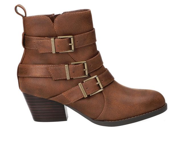 Women's Bella Vita Bowie Booties in Tan color