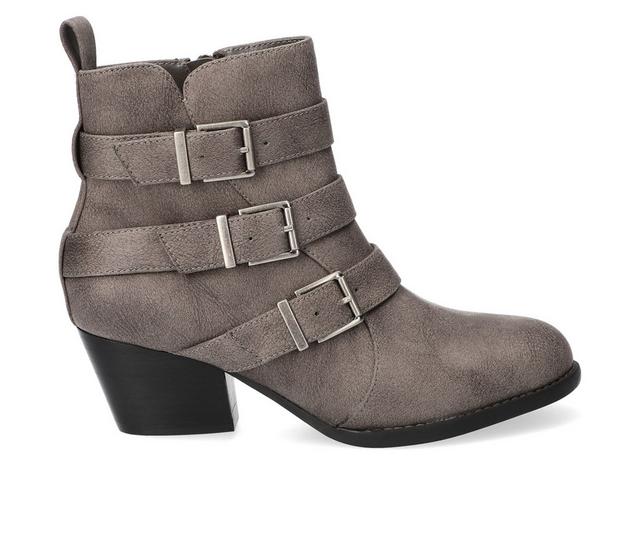Women's Bella Vita Bowie Booties in Grey color